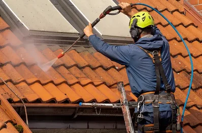 Démoussage et hydrofuge de toiture à Bergouey